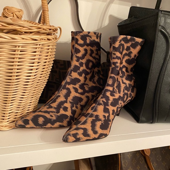 🌟Schulz Leopard 🐆 Booties Mini heel 8 - Picture 10 of 16